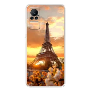 Чехол Эйфелева Башня для Xiaomi Civi - (AlphaPrint) (Солнечная башня)
