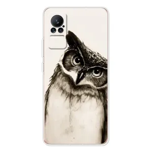 Чехол с птицами на Xiaomi Civi (VPrint) (Сова)