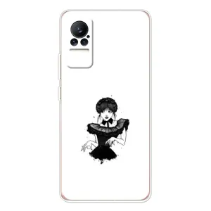 Чехлы Венсдей на Xiaomi Civi Уэнсдей (AlphaPrint) (танец Уэнздей)