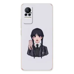 Чехлы Венсдей на Xiaomi Civi Уэнсдей (AlphaPrint) (Уэнздей и Вещь)