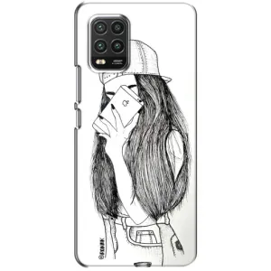 Чехол с печатью для Xiaomi Mi 10 Lite - (Мода) (AlphaPrint) (Фото девочки)