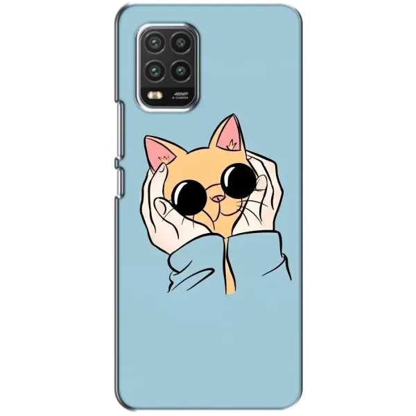 Чехол с принтом «Котик в очках» для Xiaomi Mi 10 Lite Чехол с принтом «Котик в очках» для Xiaomi Mi 10 Lite