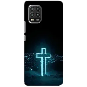 Християнські Чохли для Xiaomi Mi 10 Lite (AlphaPrint) (Хрест і місто)