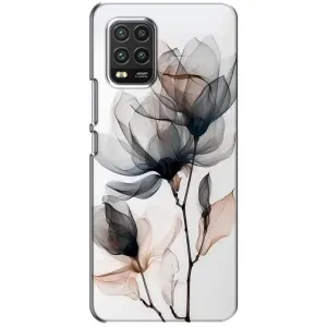 Чохол з квітковим принтом на Xiaomi Mi 10 Lite: кссг рч 10 юйг (Квіти на білому)