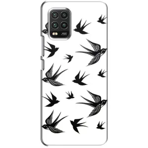Чохол з пташками на Xiaomi Mi 10 Lite (VPrint) (Ластівки)
