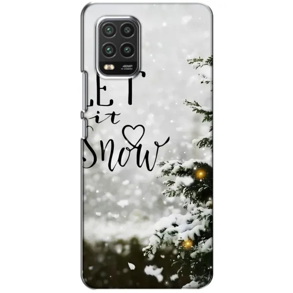 Чехол с принтом «Let it snow» для Xiaomi Mi 10 Lite