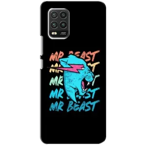 Чехлы Мистер Бист для Ксяоми Ми 10 Лайт (logo Mr beast)