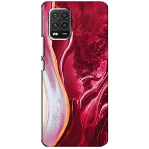Чохол для Xiaomi Mi 10 Lite: кссг рч 10 юйг - з принтом (Дизайнерські) (AlphaPrint) (Мрамор червоний)