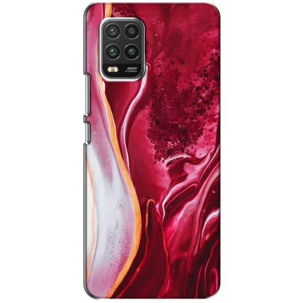Чехол с принтом «Мрамор красный» для Xiaomi Mi 10 Lite Чехол с принтом «Мрамор красный» для Xiaomi Mi 10 Lite