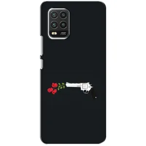 Чехлы (ART) Цветы на Xiaomi Mi 10 Lite (VPrint) (Неожиданные цветы)