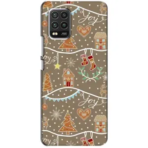 Новогодние, Праздничные Чехлы для Xiaomi Mi 10 Lite - 2024 год (Новогодние пряники)