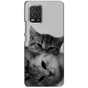 Чохол з малюнком кіт на Xiaomi Mi 10 Lite (Пара котів)