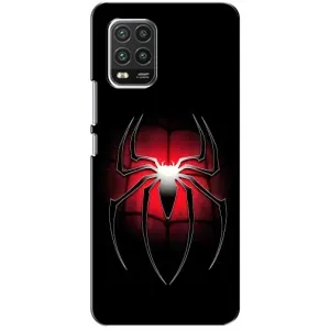 Чехол с человеком пауком для Xiaomi Mi 10 Lite - (AlphaPrint) (Паук марвел)