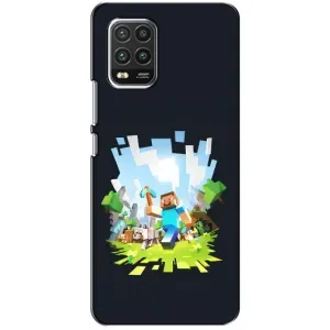 Чохол Майнкрафт на Xiaomi Mi 10 Lite (AlphaPrint) Minecraft (персонажі Minecraft)