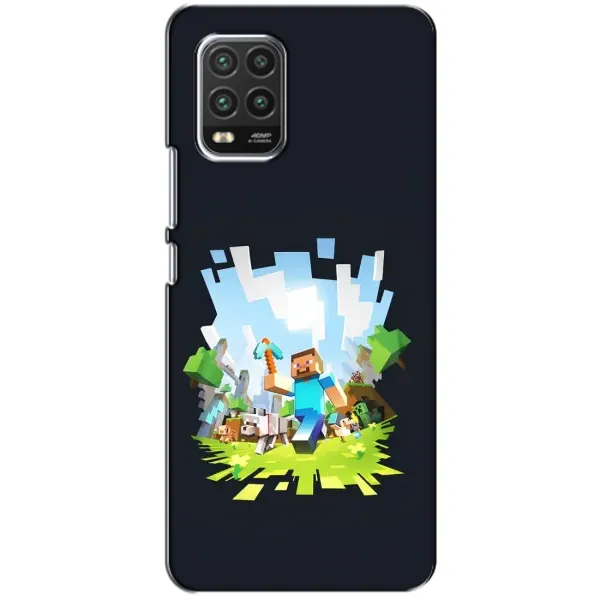 Чехол с принтом «персонажи Minecraft» для Xiaomi Mi 10 Lite Чехол с принтом «персонажи Minecraft» для Xiaomi Mi 10 Lite
