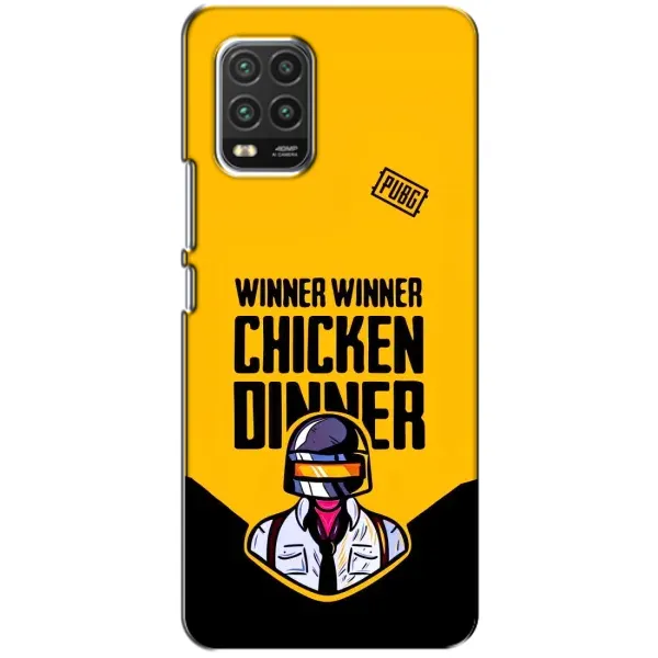 Чехол с принтом «Pubg шлем» для Xiaomi Mi 10 Lite