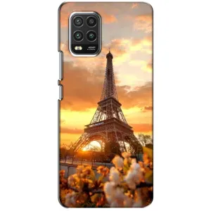 Чехол Эйфелева Башня для Xiaomi Mi 10 Lite - (AlphaPrint) (Солнечная башня)