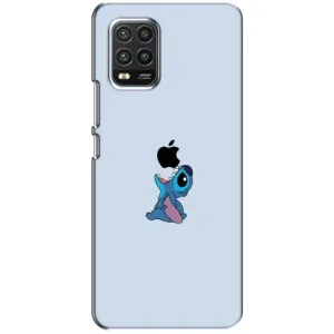 Чохол з принтом Стіч на Xiaomi Mi 10 Lite (Stitch apple)