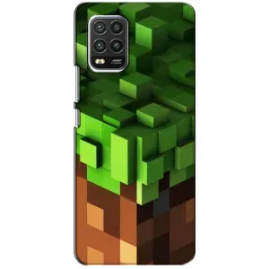 Чохол Майнкрафт на Xiaomi Mi 10 Lite (AlphaPrint) Minecraft (текстура Майнкрафт)