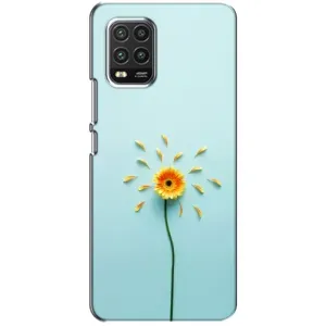 Чохли з квітами для Xiaomi Mi 10 Lite (VPrint) (Жовта квітка)