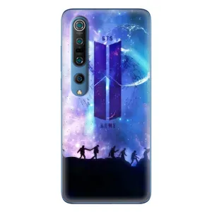 Чехлы BTS для Xiaomi Mi 10 Pro (AlphaPrint) (Army BTS)