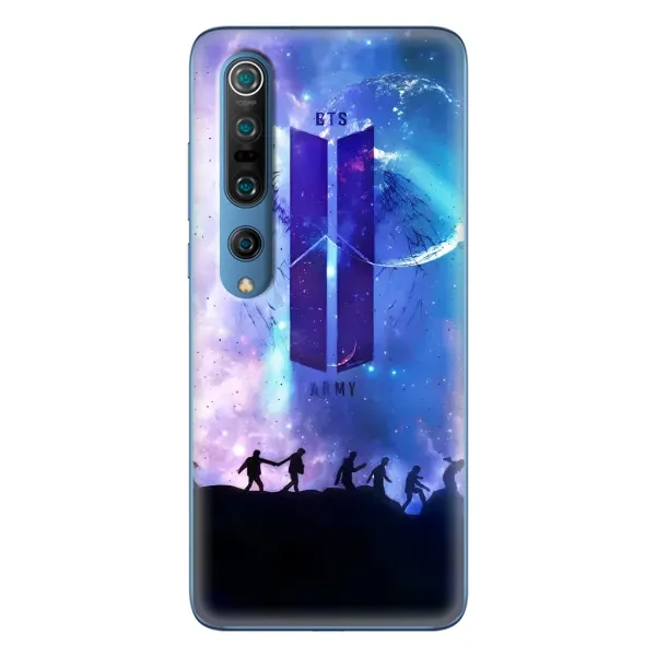 Чехол с принтом «Army BTS» для Xiaomi Mi 10 Pro Чехол с принтом «Army BTS» для Xiaomi Mi 10 Pro