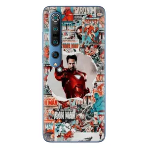 Чехлы с героями Марвел Xiaomi Mi 10 Pro (VPrint) (Айронмен)