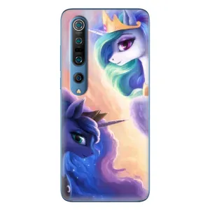 Чехол для Ксяоми Ми 10 Про - (Единорожки - Новинки) (AlphaPrint) (Единорожки)