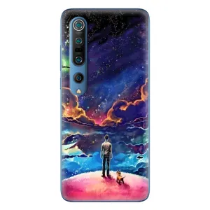 Космические Чехлы для Ксяоми Ми 10 Про (VPrint) (Галактический вид)