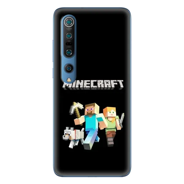 Чехол с принтом «герои Minecraft» для Xiaomi Mi 10 Pro Чехол с принтом «герои Minecraft» для Xiaomi Mi 10 Pro