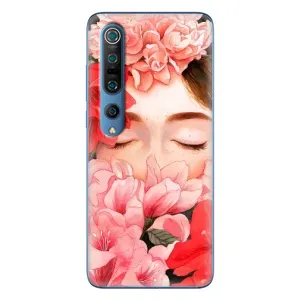 Чехлы (ART) Цветы на Xiaomi Mi 10 Pro (VPrint) (Очі в квітах)