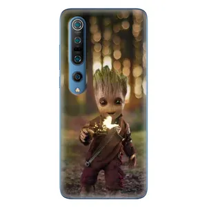 Чехол МАРВЕЛ для Ксяоми Ми 10 Про (AlphaPrint) (I am Groot)