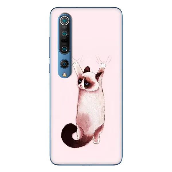 Чехол с принтом «Котик падает» для Xiaomi Mi 10 Pro