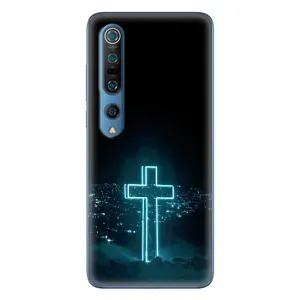Християнські Чохли для Xiaomi Mi 10 Pro (AlphaPrint) (Хрест і місто)