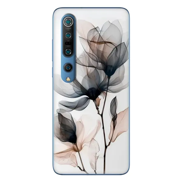 Чехол с принтом «Цветы на белом» для Xiaomi Mi 10 Pro Чехол с принтом «Цветы на белом» для Xiaomi Mi 10 Pro