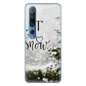 Новогодние, Праздничные Чехлы для Xiaomi Mi 10 Pro - 2024 год (Let it snow)