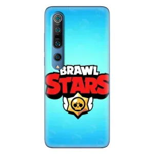 Чехлы Brawl Stars для Xiaomi Mi 10 Pro (AlphaPrint) (Лого Бравл Старс)