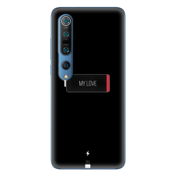 Чехол с принтом «Love battery» для Xiaomi Mi 10 Pro
