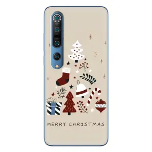 Рождественские, Праздничные Чехлы для Ксяоми Ми 10 Про (Merry Christmas)