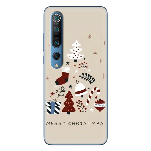 Чохол з принтом «Merry Christmas» для Xiaomi Mi 10 Pro Чохол з принтом «Merry Christmas» для Xiaomi Mi 10 Pro