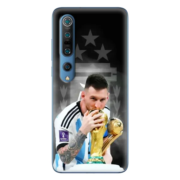 Чехол с принтом «Месси Чемпион» для Xiaomi Mi 10 Pro