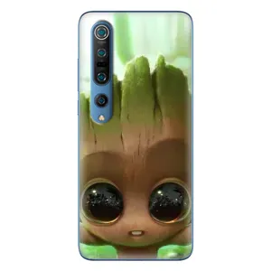Чехол МАРВЕЛ для Ксяоми Ми 10 Про (AlphaPrint) (Милый Грут)