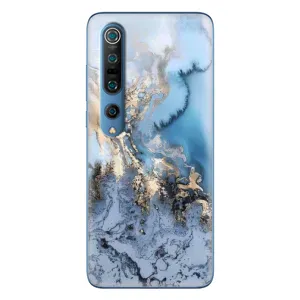 Мраморный чехол на Xiaomi Mi 10 Pro (VPrint) (Нежный мрамор)
