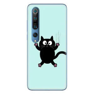 Чехол с принтом для Xiaomi Mi 10 Pro (AlphaPrint) Модные коты (Падающий кот)