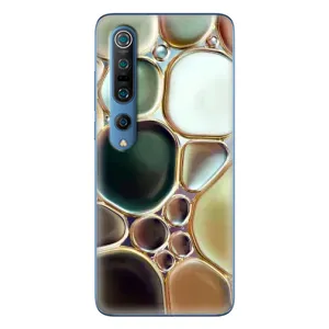 Мраморный чехол на Xiaomi Mi 10 Pro (VPrint) (Радужный Мрамор)