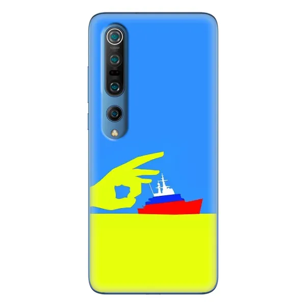 Чехол с принтом «Щелбан кораблю» для Xiaomi Mi 10 Pro Чехол с принтом «Щелбан кораблю» для Xiaomi Mi 10 Pro