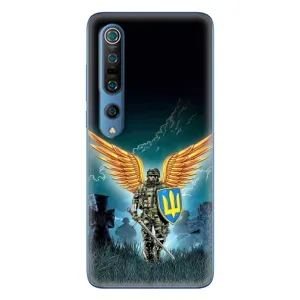 Чехлы с картинкой ЗСУ для Xiaomi Mi 10 Pro (AlphaPrint) (Солдат ЗСУ)