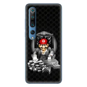 Чехлы с крутыми принтами для Xiaomi Mi 10 Pro - (PREMIUMPrint) (Супер Марио)