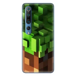 Чохол Майнкрафт на Xiaomi Mi 10 Pro (AlphaPrint) Minecraft (текстура Майнкрафт)