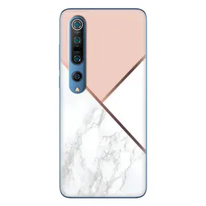 Мраморный чехол на Xiaomi Mi 10 Pro (VPrint) (Тройной мрамор)
